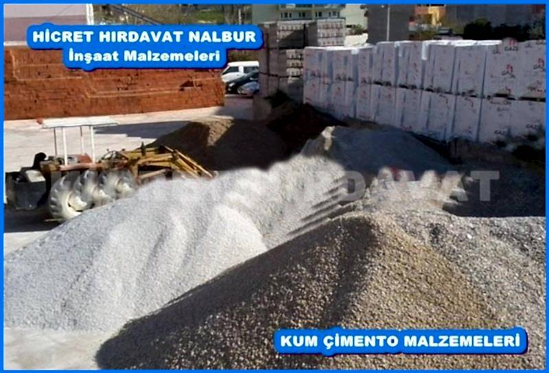 İNŞAAT KUM & ÇİMENTO MALZEMESİ