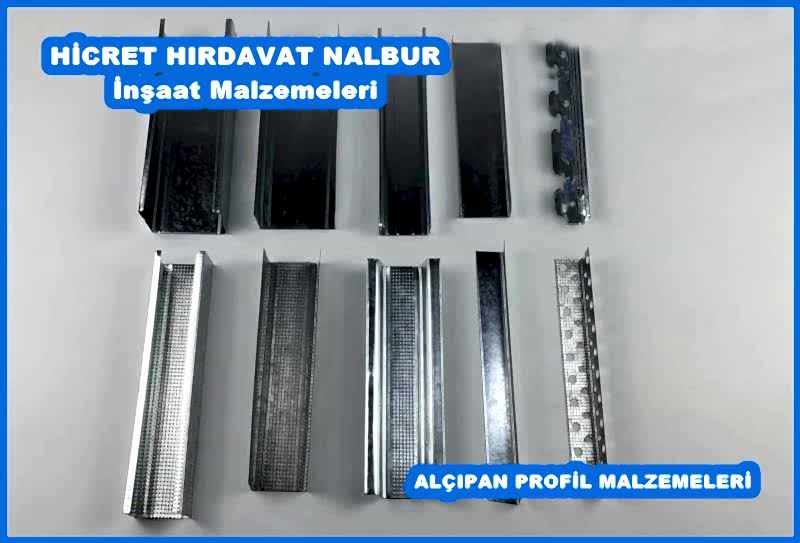ALÇIPAN PROFİL MALZEMELERİ & FİYATLARI